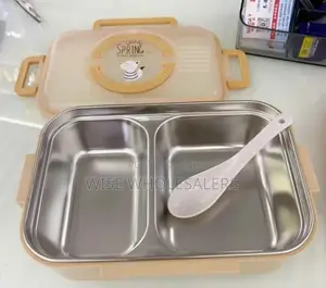 Bento Lunch Box With 2 Compartment and Soup Container 
