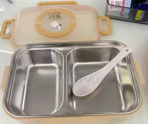 Bento Lunch Box With 2 Compartment and Soup Container ✓ TM