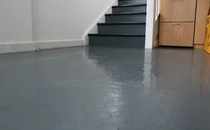 Grey Coin Carpet- Installed Coin Carpet