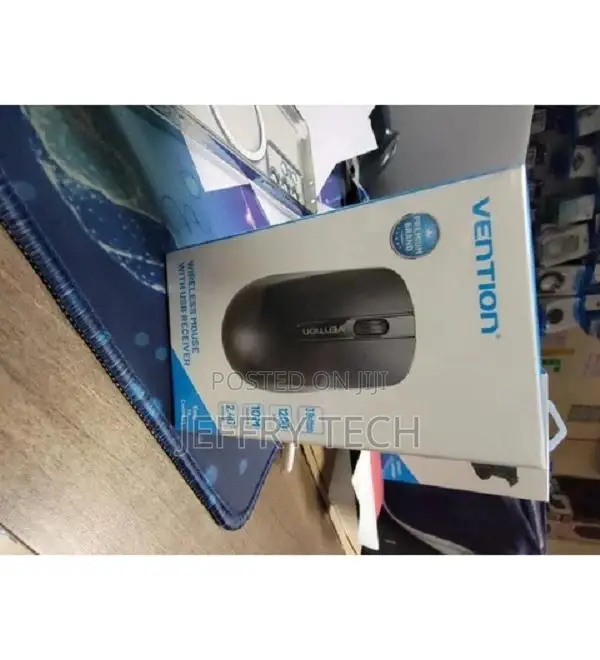 Vention 3-Button Wireless Computer Mouse With USB Receiver
