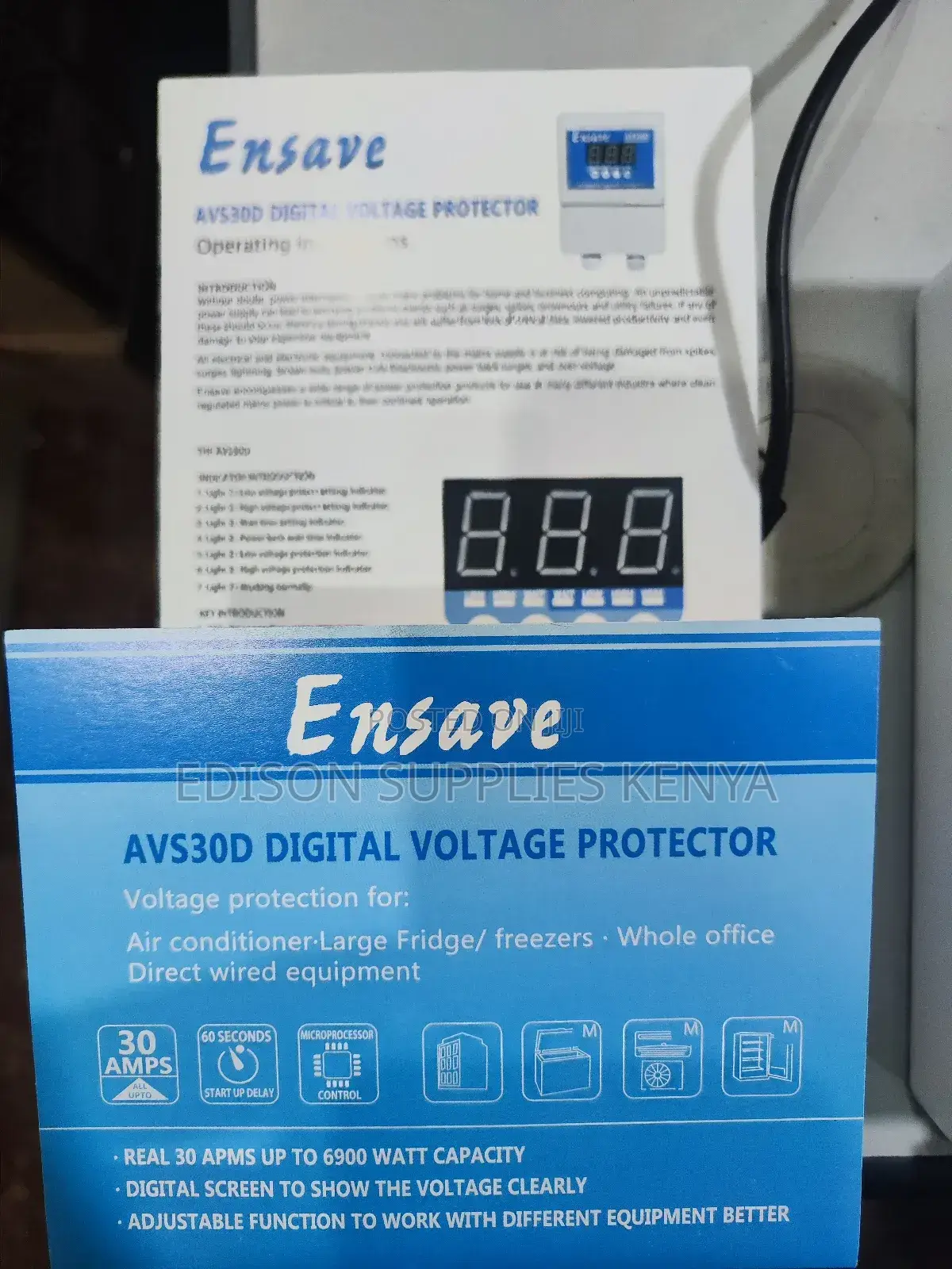 AVS30 Ensave AVS 30 Digital Voltage Surge Protector 30 Amp