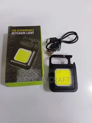 Cob Rechargeable Keychain Mini Flashlight