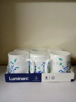 6pc Luminarc Mugs / Luminarc Cups
