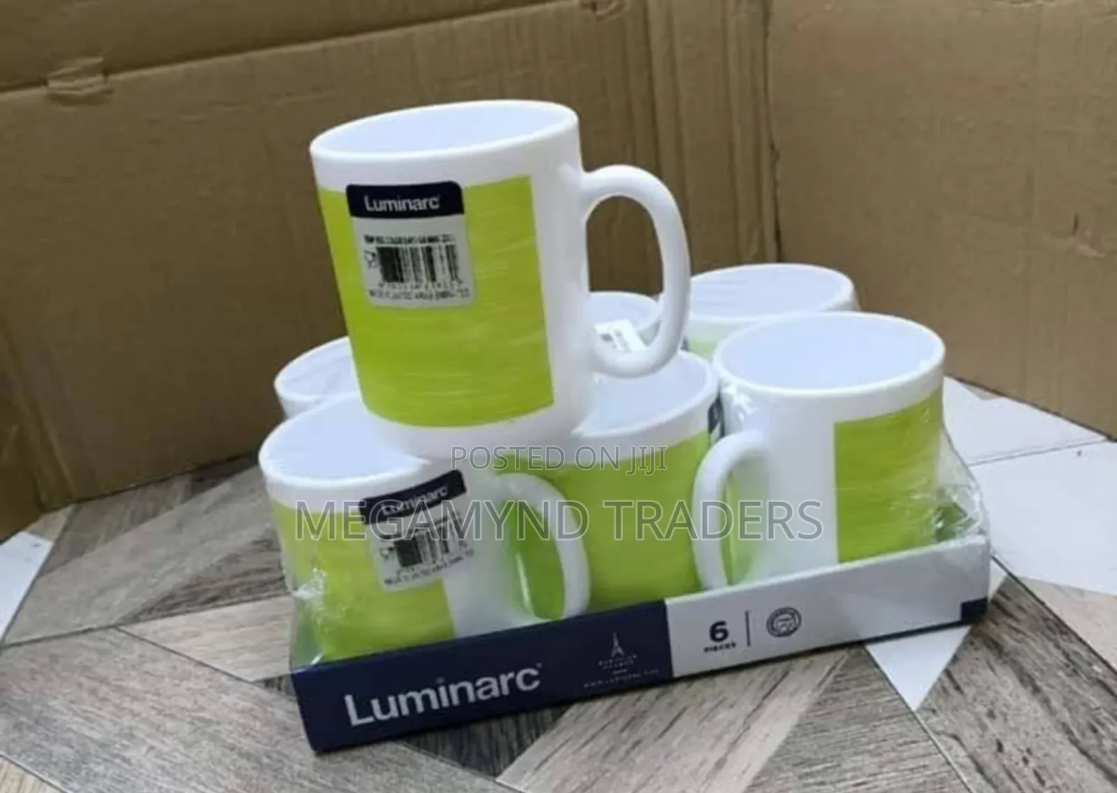 6pc Luminarc Mugs / Luminarc Cups