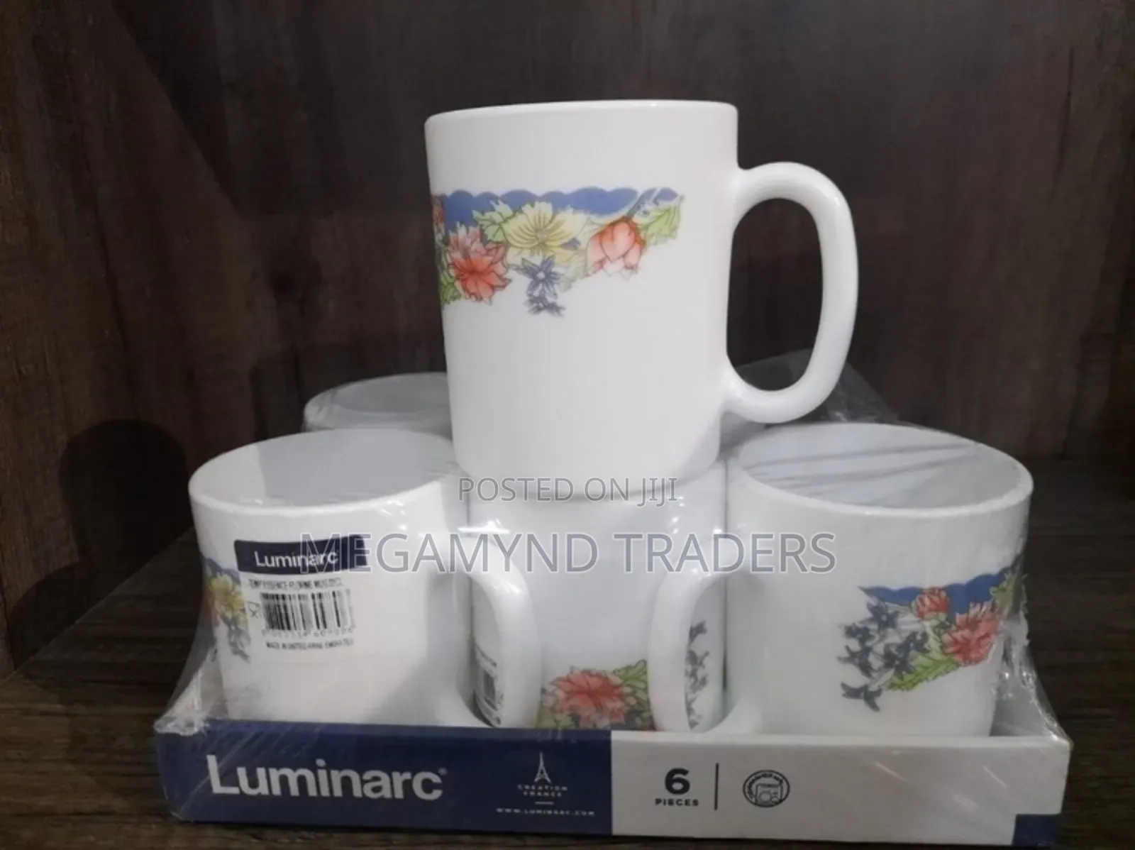 6pc Luminarc Mugs / Luminarc Cups