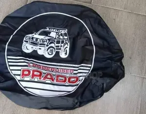 17" Prado Labelled Leather Spare Tire Cover