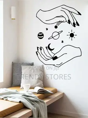 Planets on My Hands Wall Sticker