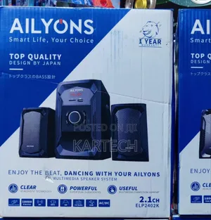 Ailyons 2.1CH ELP2402K
Multimedia Speaker System