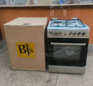 BJS SILVER (INOX) 60x60 3+1 Gas Cooker - W/ Turbo Fan -
