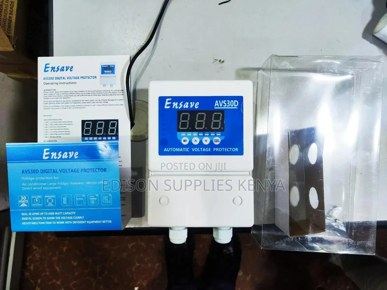 AVS30 Ensave AVS 30 Digital Voltage Surge Protector 30 Amp