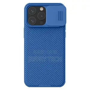 Blue Nillkin Apple iPhone15 Pro Max Camshield Pro Case - Blu