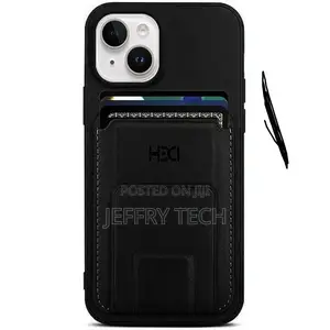 iPhone 12 Pro Max 6.7 Inch (Black) Leather Back Case With
