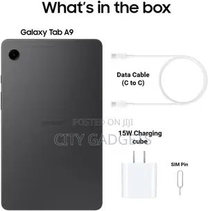 New Samsung Galaxy Tab A9 64 GB Black