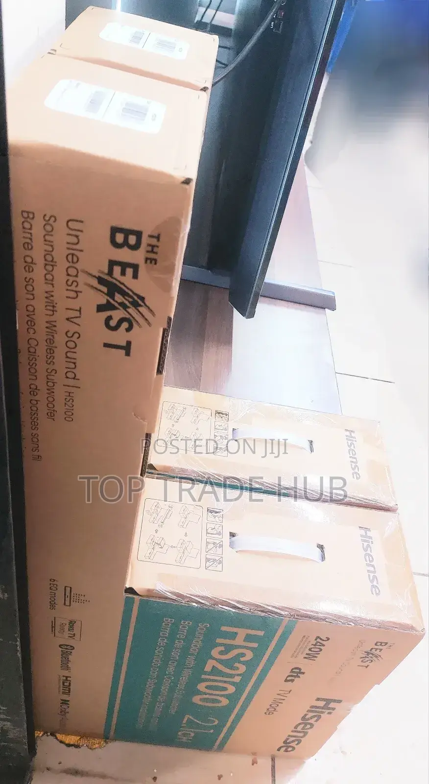 Hisense HS2100 2.1CH Sound Bar System Wireless Sub