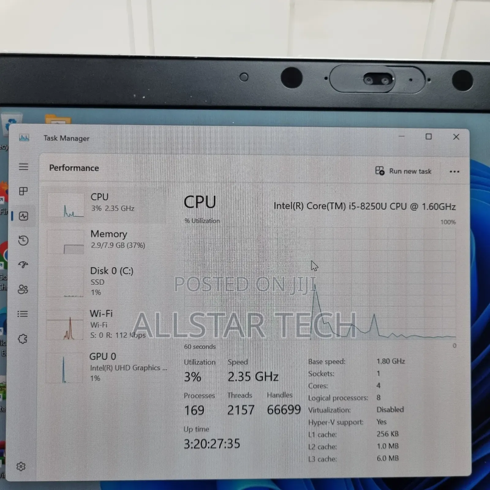 Laptop HP EliteBook 830 G5 8GB Intel Core I5 SSD 256GB