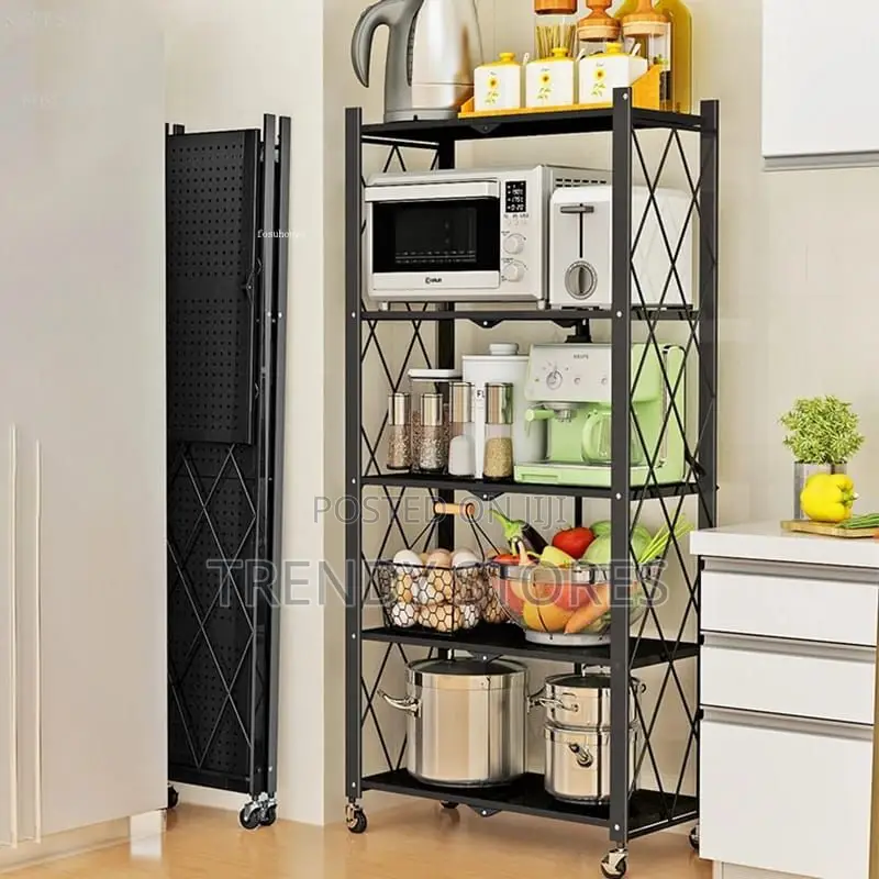 5 Layer Carbon Steel Kitchen Rack