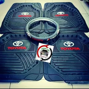 Deep Dish Toyota Mat With Branded Steering Wheel Cover