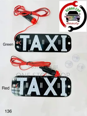 Taxi Led Windscreen Sign (Red,Blue,White