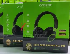 Oraimo Boom Pop 2 OHP-610 Headphones Available in Black