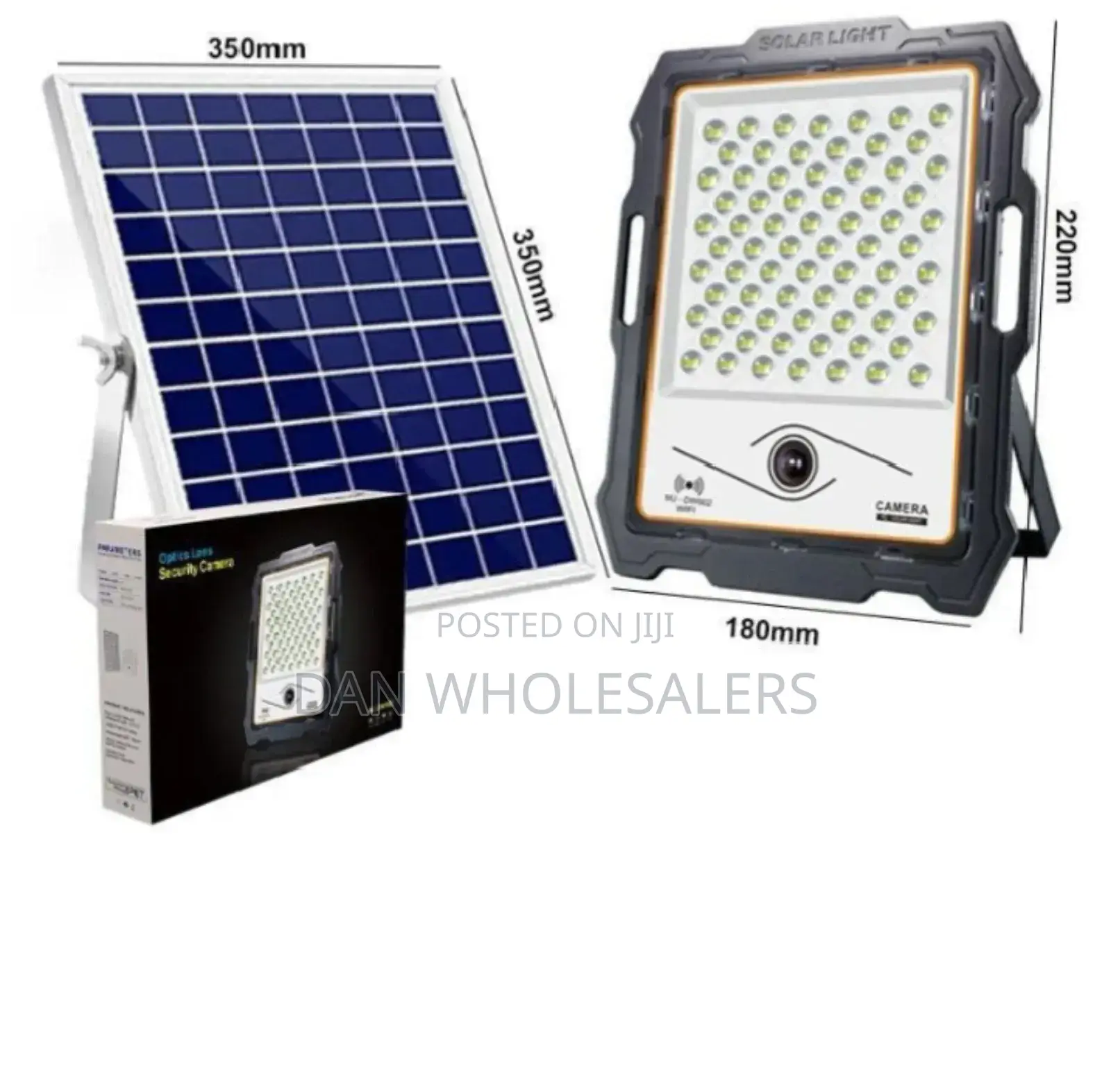 Solar Light 100W SOLAR FLOODLIGHT CCTV Security Camera