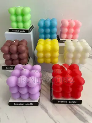 3D Nonstick Bubble Scented Candles