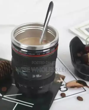 Camera Lens Travel Thermal Mug 