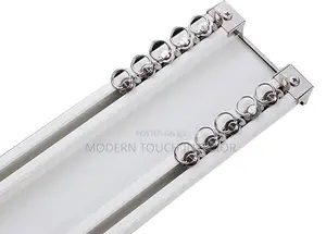 Aluminium Straight Double Curtain Rail