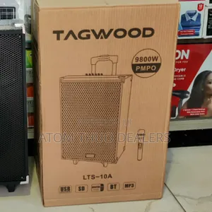 Black Tagwood 10inches Trolley Speaker LTS-10A