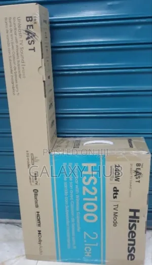 Hisense 2.1ch Soundbar With Wireless Subwoofer