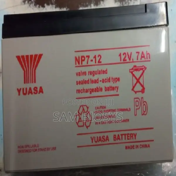 Yuasa Back Up Battery 12v 7ah