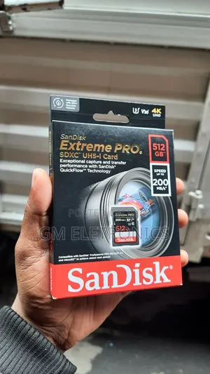 512gb Sandisk Extreme Pro SD Card.