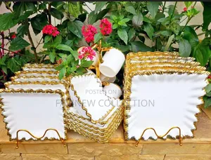 24 PCS Classy Dinner Set With Gold Rim