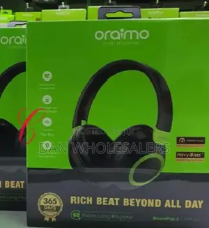 Oraimo Boompop 2 Headphone Deep Bass Wireless Headset