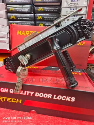 Matt Black Martech Door Lock