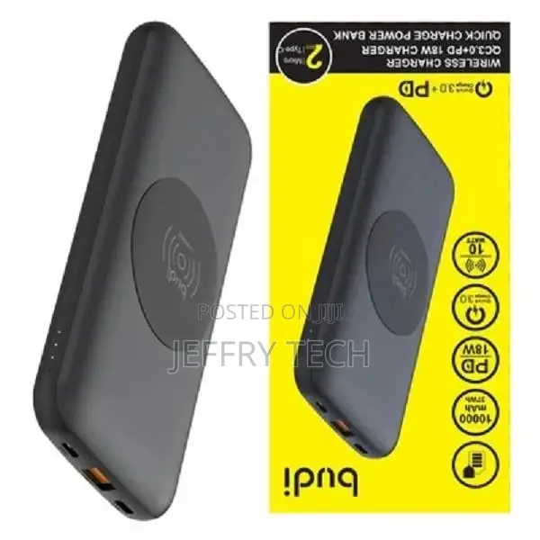 Budi Power Bank New Mini - 10000mah Capacity , QC3.0 USB