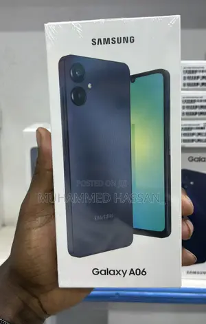 New Samsung Galaxy A06 64 GB Black