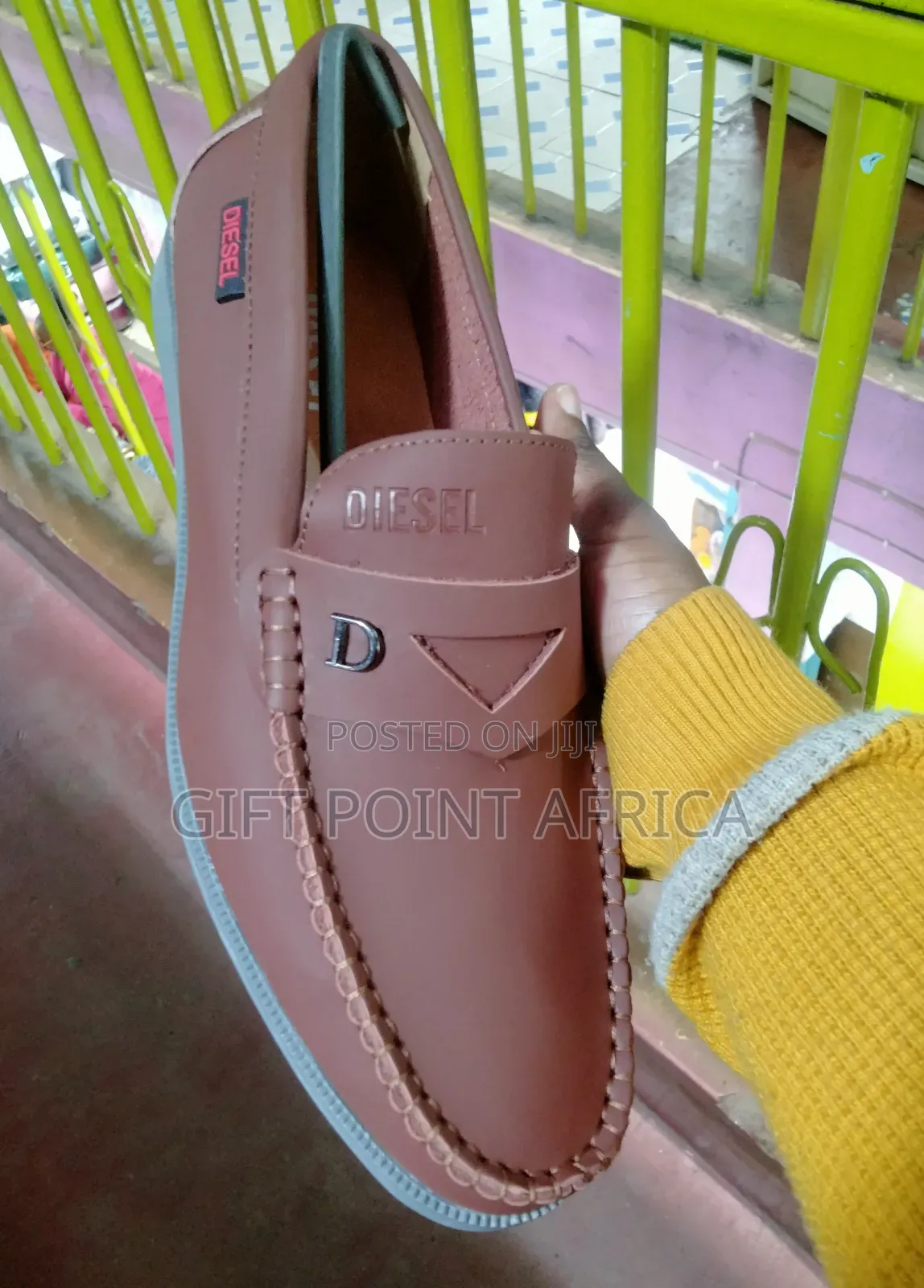 Brown Diesel Loafer for Men