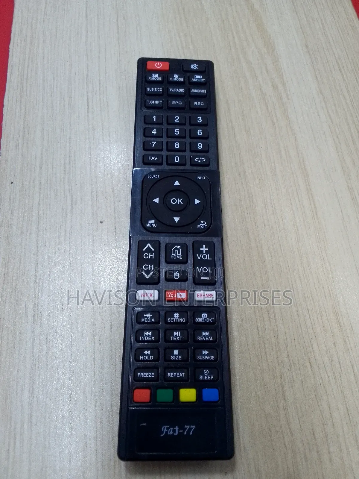 Vitron Smart/Noble/Vision/Glaza Universal Remote