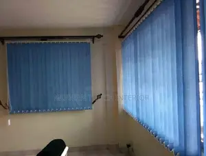 Blue Vertical Blinds