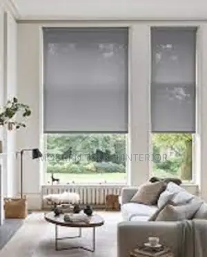 Grey Horizontal Sunscreen Blinds