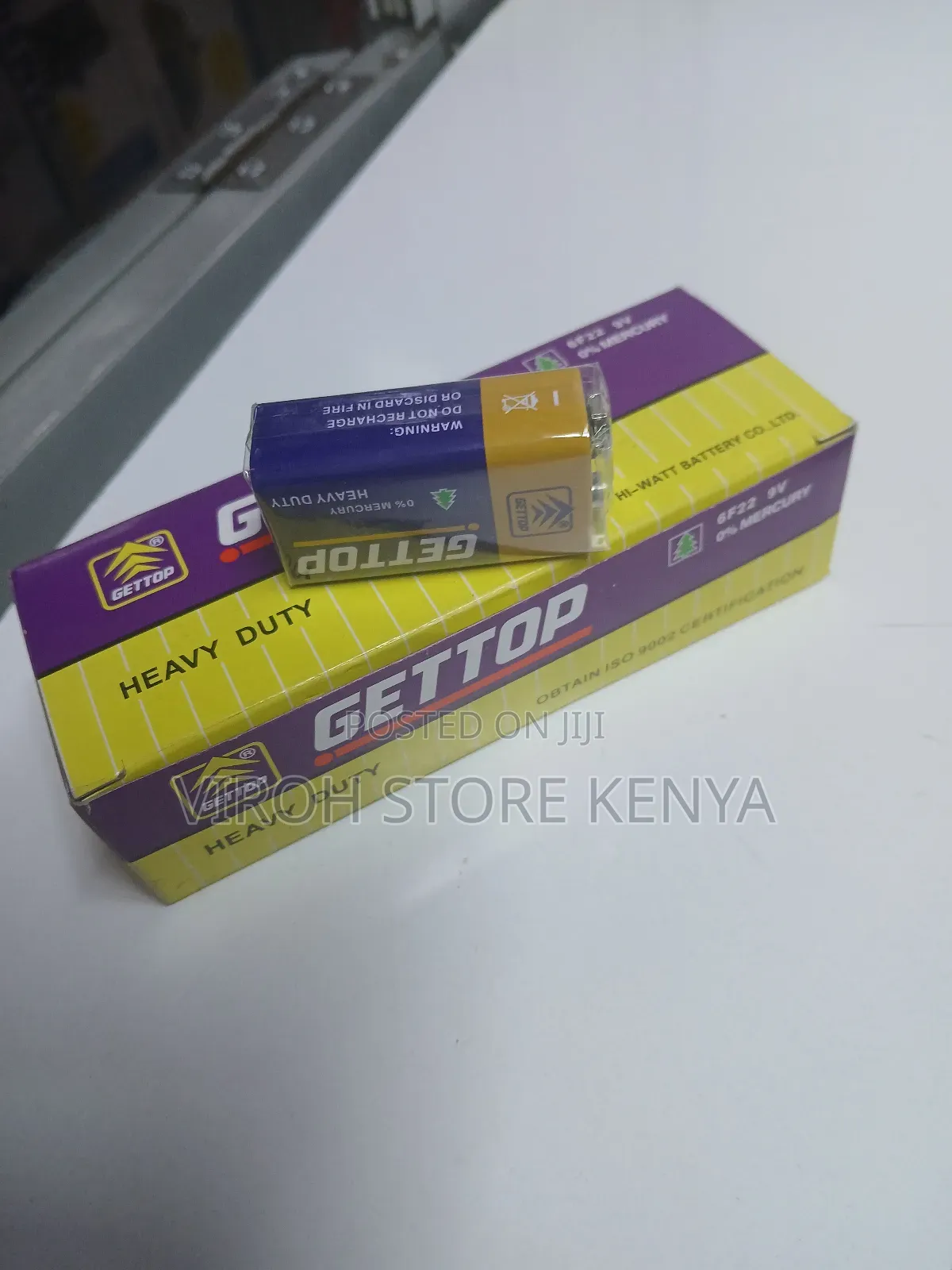 Gettop Batteries 9V Battery Pack 10pcs