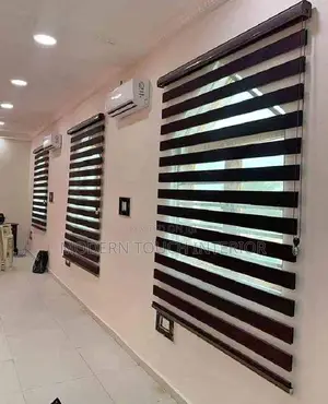Black Sheer Roller Blinds