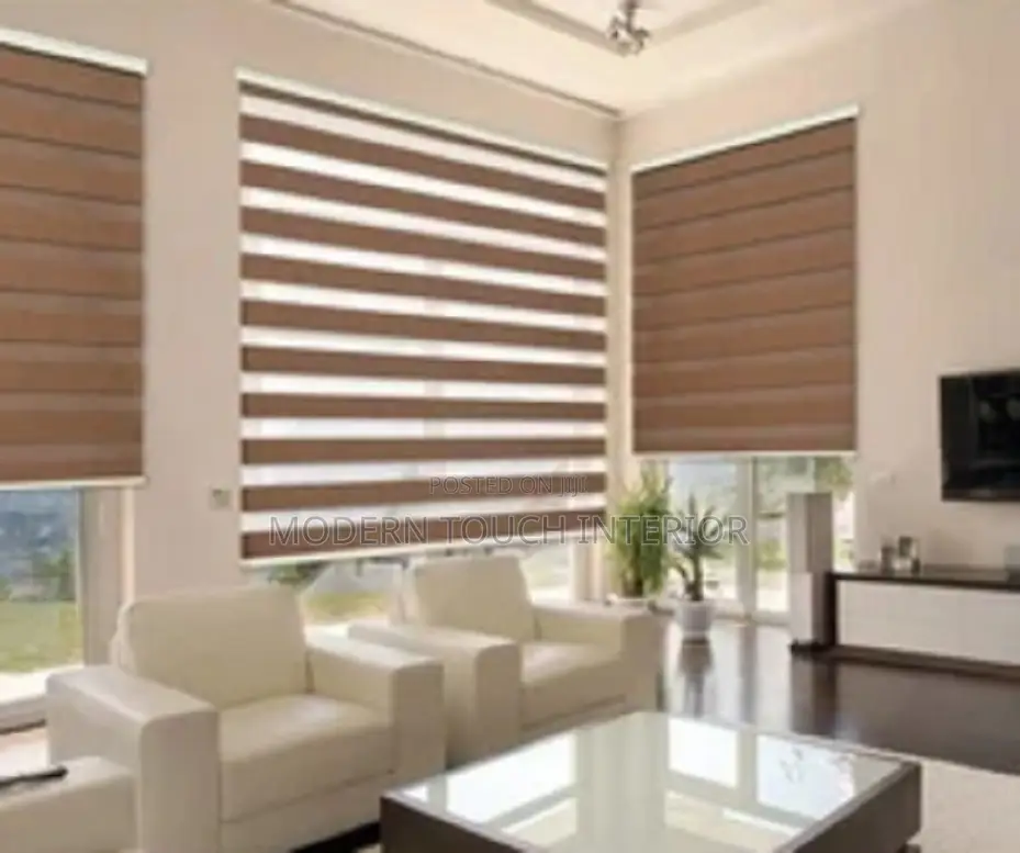 New Brown Sunscreen Blinds