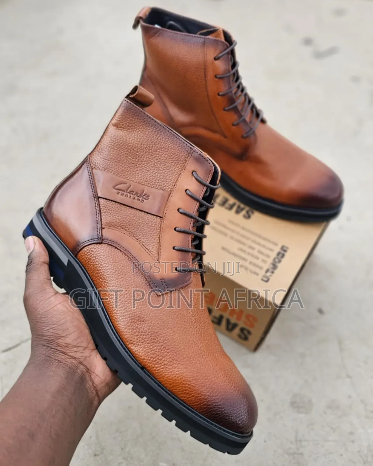 Clarks Leather Boots for Men