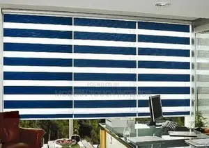 Blue Sheer Roller Blinds