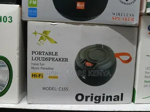 Original Round Bluetooth Speaker With LCD Display