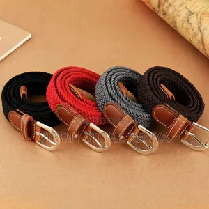 Canva Waist Belt Woven Stretching Designer Belt Size 26 - 36