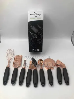 High Quality 7pcs Kitchen Gadget Set With Copper Plated