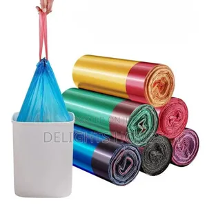 Drawstring Trash Bags-Uni