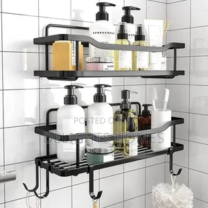 2pcs Shower Caddy Shelf/Bathroom Organizer-Sen